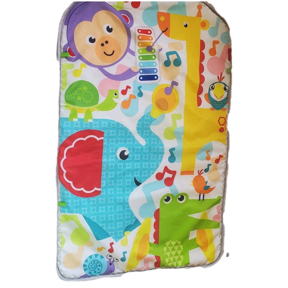 Fisher Price Kick Play Piano Jungle Animals Fabric Play Mat • Replacement Part